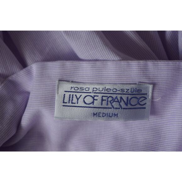 Lily of France Nightgown Medium Lace Purple Vintage - Picture 7 of 7
